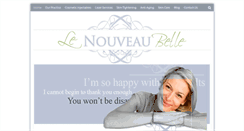 Desktop Screenshot of lenouveaubelle.com
