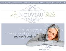 Tablet Screenshot of lenouveaubelle.com